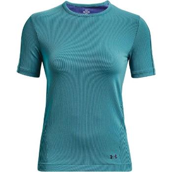 Under Armour RUSH SEAMLESS Dámské tričko, tyrkysová, velikost