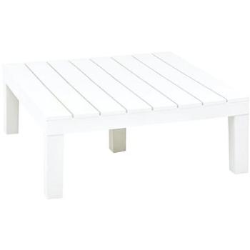  Zahradní stůl bílý 78 x 78 x 31 cm plast (48827)