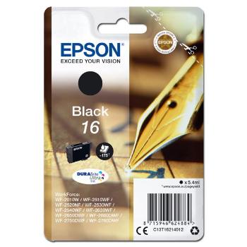 EPSON T1621 (C13T16214012) - originální cartridge, černá, 5,4ml