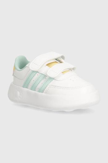 Dětské sneakers boty adidas BREAKNET 2.0 CF bílá barva, IH2386