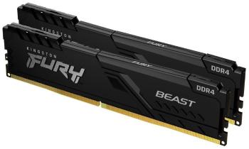 KINGSTON DIMM DDR4 64GB (Kit of 2) 2666MT/s CL16 FURY Beast Černá