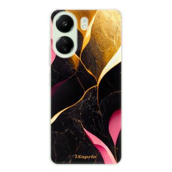 Odolné silikonové pouzdro iSaprio - Gold Pink Marble - Xiaomi Redmi 13C