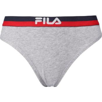 Fila WOMAN STRING Dámské kalhotky, šedá, velikost