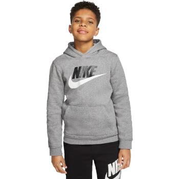 Nike SPORTSWEAR CLUB FLEECE Dětská mikina, šedá, velikost S
