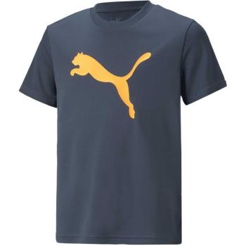 Puma ACTIVE SPORTS POLY CAT TEE Chlapecké triko, tmavě modrá, velikost