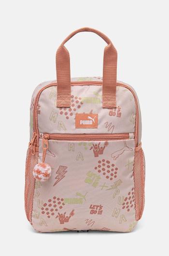 Dětský batoh Puma FC Backpack oranžová barva, velký, vzorovaný, 906650