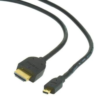 GEMBIRD Kabel CABLEXPERT HDMI-HDMI micro 3m, 1.3, M/M stíněný, zlacené kontakty, černý