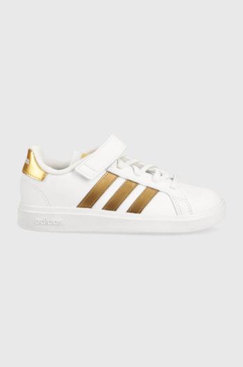 Dětské sneakers boty adidas GRAND COURT 2. bílá barva