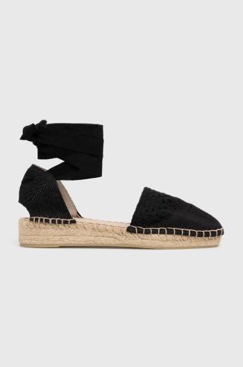 Espadrilky Answear Lab černá barva