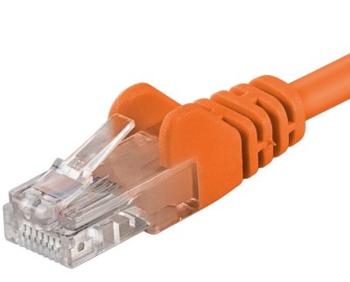 PremiumCord Patch kabel UTP RJ45-RJ45 CAT6 10m oranžová