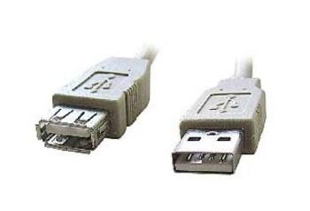 Gembird CCP-USB2-AMAF-6 Kabel USB A-A 1,8m 2.0 prodluž,HQ Black,zlac.kont.