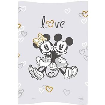 CEBA BABY přebalovací podložka měkká Cosy 50 × 70 cm, Disney Minnie & Mickey Grey (5907672336770)