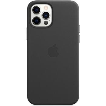 Apple iPhone 12 a 12 Pro Kožený kryt s MagSafe černý (MHKG3ZM/A)