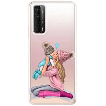 iSaprio Kissing Mom - Blond and Boy pro Huawei P Smart 2021 (kmbloboy-TPU3-PS2021)