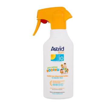 Astrid Sun Family Trigger Milk Spray SPF30 270 ml opalovací přípravek na tělo unisex na citlivou a podrážděnou pleť