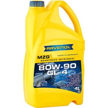 RAVENOL Getriebeoel MZG SAE 80W-90 GL 4; 4 L (4014835734692)