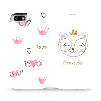 Flipové pouzdro na mobil Honor 7S - MH03S Kočička princess (5903226732029)