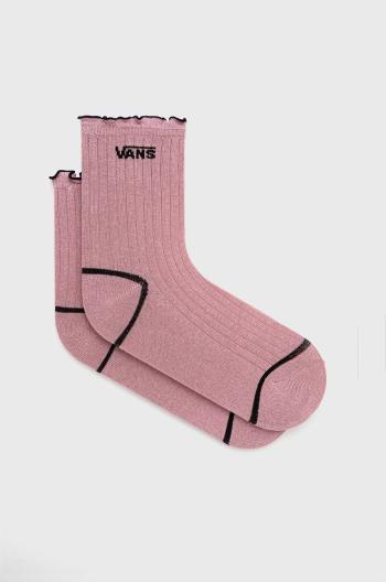 Ponožky Vans růžová barva