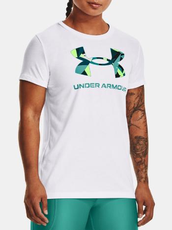 Under Armour UA Sportstyle Logo SS Triko Bílá