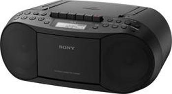 N/A Sony CFD-S70B, AUX, CD, kazeta, černá