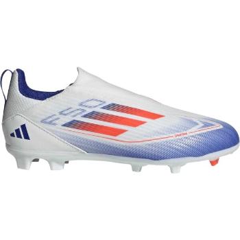 adidas F50 LEAGUE LL FG/MG J Dětské kopačky, bílá, velikost