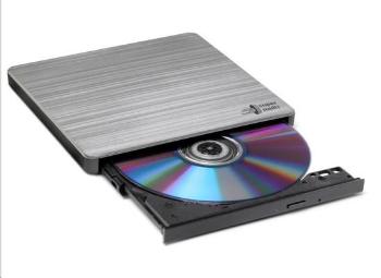 HITACHI LG - externí mechanika DVD-W/CD-RW/DVD±R/±RW/RAM GP60NS60, Slim, Silver, box+SW, GP60NS60