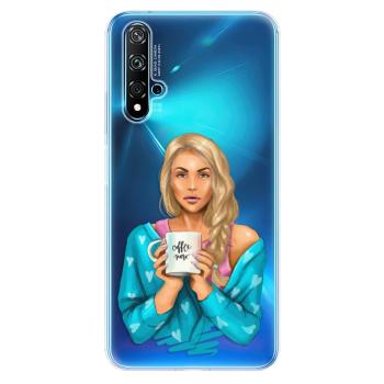 Odolné silikonové pouzdro iSaprio - Coffe Now - Blond - Huawei Nova 5T