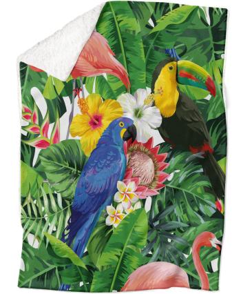 Deka Tropical (Rozměr : 200 x 140 cm, Podšití beránkem: ANO)