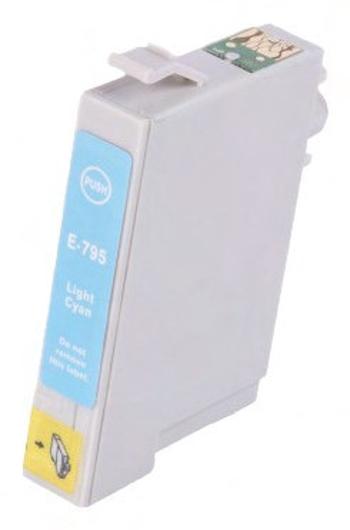 EPSON T0795 (C13T079540) - kompatibilní cartridge, světle azurová, 18ml