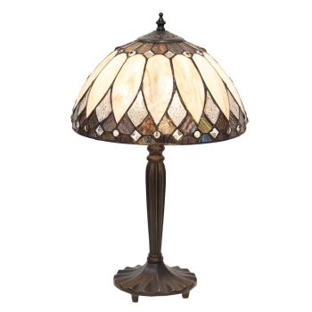 Stolní lampa Tiffany Naeva - Ø 30*46 cm 5LL-5987