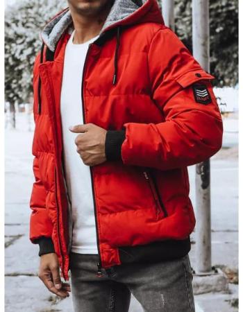 Pánská bunda prošívaná zimní LALLA červená