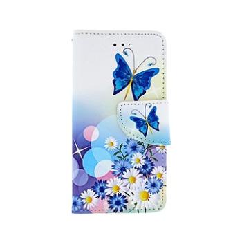 TopQ iPhone SE 2020 knížkové Bílé s motýlkem 49749 (Sun-49749)
