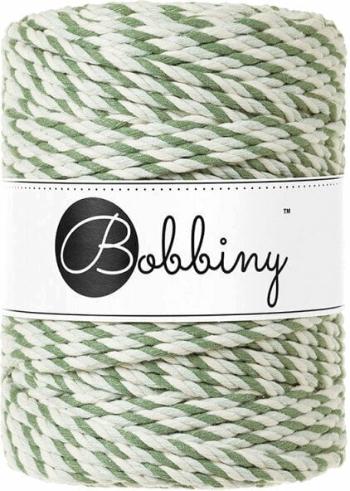 Bobbiny 3PLY Macrame Rope 5 mm 100 m Magic Green Šňůra