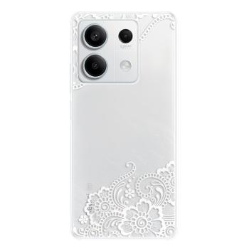 Odolné silikonové pouzdro iSaprio - White Lace 02 - Xiaomi Redmi Note 13 5G