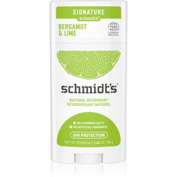 Schmidt's Bergamot + Lime tuhý deodorant relaunch 75 g