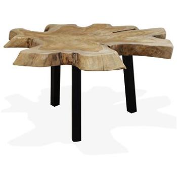 Konferenční stolek pravé teakové dřevo 80x70x38 cm (244550)