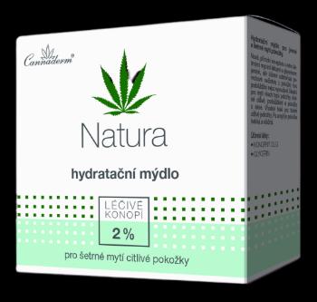 Cannaderm Natura hydratační mýdlo 100 g