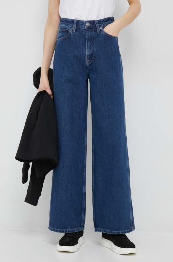 Bavlněné džíny Calvin Klein dámské, high waist