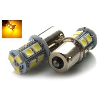 Rabel BA15S 13 smd 5050 P21W 1156 ORANŽOVÁ (211)