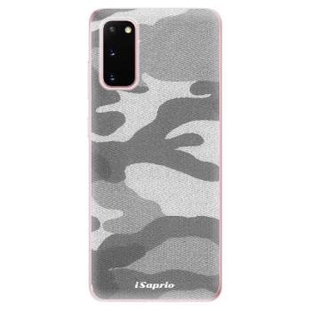 Odolné silikonové pouzdro iSaprio - Gray Camuflage 02 - Samsung Galaxy S20