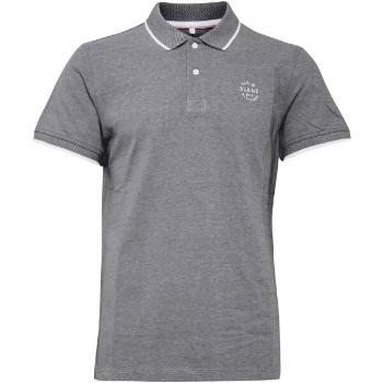 BLEND POLO SHIRT Pánské polotričko, tmavě šedá, velikost