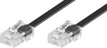 ISDN kabel Basetech BT-1602135, [1x RJ45 zástrčka 8p4c - 1x RJ45 zástrčka 8p4c], 15.00 m, černá