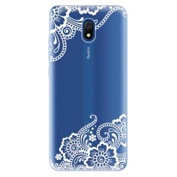 Odolné silikonové pouzdro iSaprio - White Lace 02 - Xiaomi Redmi 8A