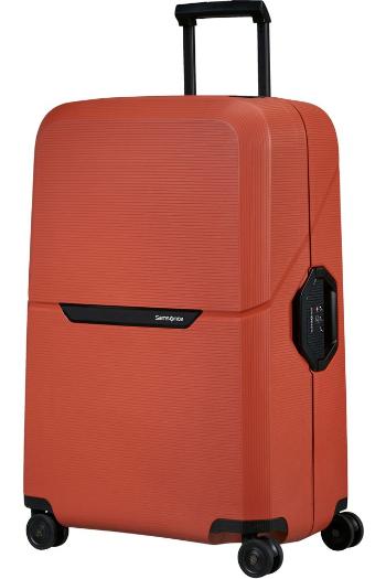 Samsonite Skořepinový cestovní kufr Magnum Eco L 104 l - oranžová