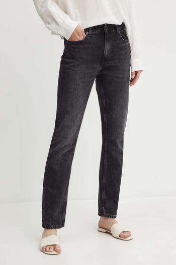 Džíny Pepe Jeans STRAIGHT JEANS MW dámské, high waist, PL204730XH7