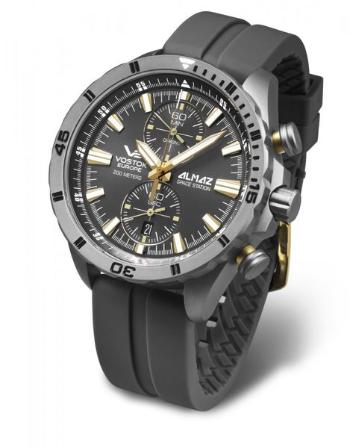 Vostok Europe Almaz Titanium Line 6S11/320H521 - Šedý silikonový řemínek