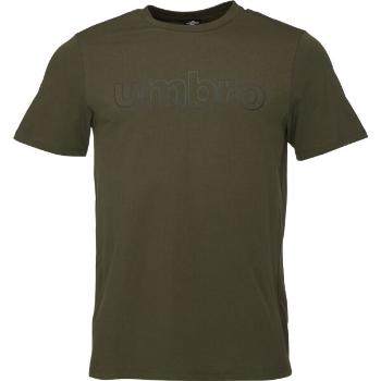 Umbro LINEAR LOGO GRAPHIC TEE Pánské triko, khaki, velikost