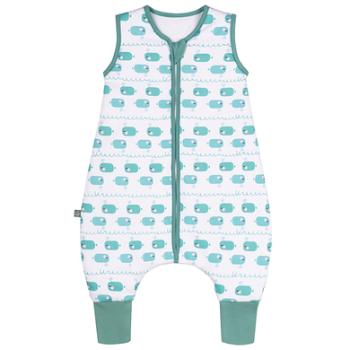 emma & noah spací pytel s nohavicemi whale blue 2.5 TOG