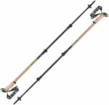 Leki Sherpa Dark Anthracite/Copper/Neon Yellow 110 - 145 cm Turistické hole