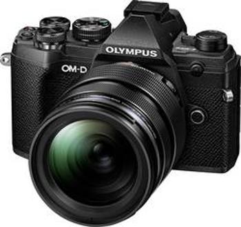 Systémový fotoaparát Olympus E-M5 Mark III 1240 Kit, 20.4 Megapixel, stříbrná, černá